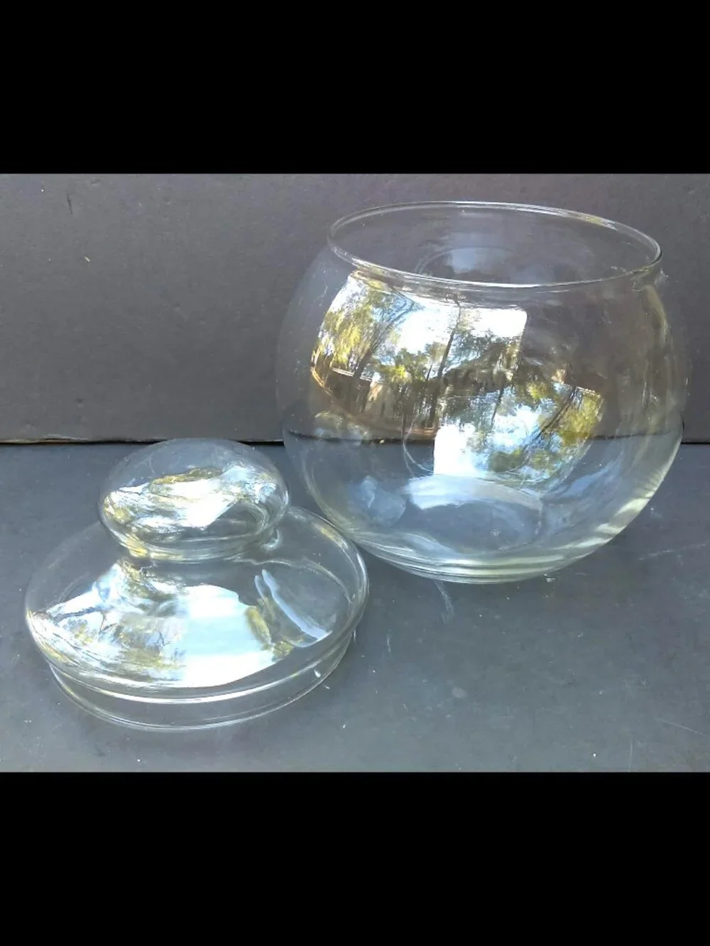Clear Glass Round Cookie Candy Jar Apothecary Wedding Display Candy Bar with Lid
